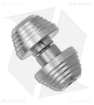 Flytanium Custom Titanium Thumb Stud for Demko AD20.5 Knife (Stonewash) 