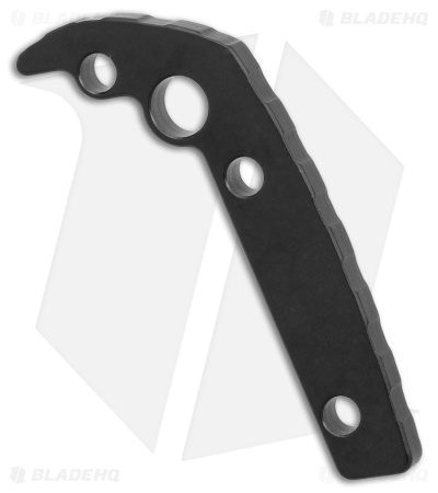 Flytanium Custom Titanium Back Spacer for Demko AD20.5 Knife (Black DLC) 
