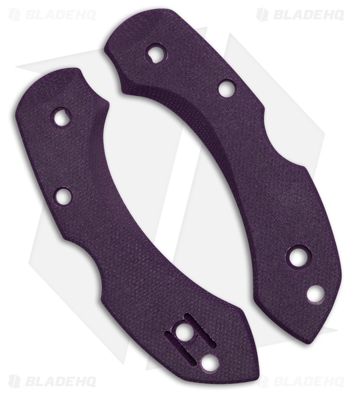 Flytanium G-10 Scales for Spyderco Dragonfly - Deep Purple