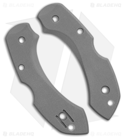 Flytanium G-10 Scales for Spyderco Dragonfly - Gray Stealth