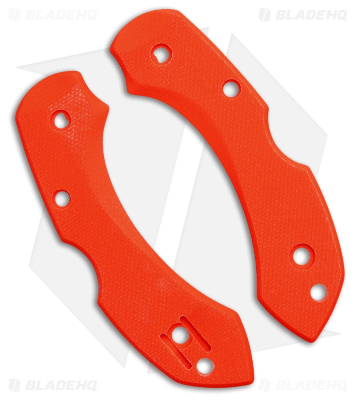 Flytanium G-10 Scales for Spyderco Dragonfly - Molten Orange