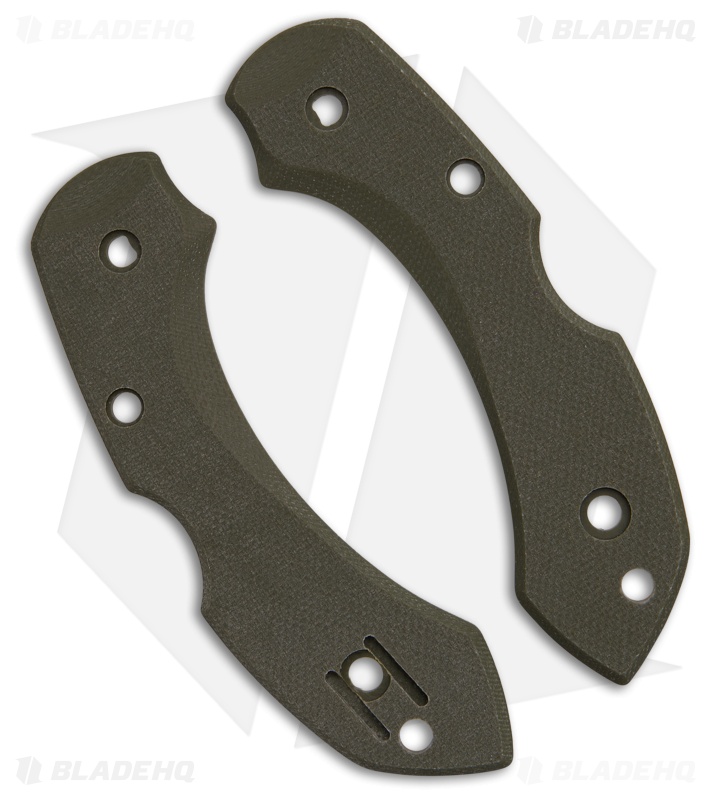 Flytanium G-10 Scales for Spyderco Dragonfly - OD Green