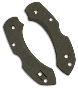 Flytanium G-10 Scales for Spyderco Dragonfly - OD Green
