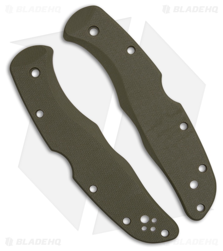 Flytanium G-10 Scales for Spyderco Endura - OD Green