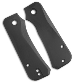 Flytanium Groove Titanium Scales for Civivi Baby Banter Knife - DLC Coated 