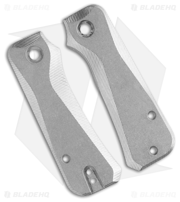 Flytanium Groove Titanium Scales for Civivi Baby Banter Knife - Stonewash 