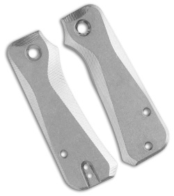 Flytanium Groove Titanium Scales for Civivi Baby Banter Knife - Stonewash 