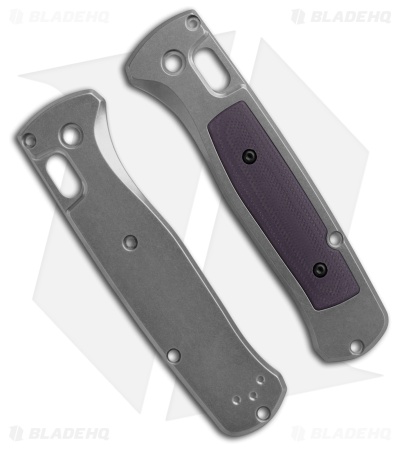 Flytanium Modulator Inlay for Benchmade Bugout - Deep Purple G-10