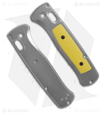 Flytanium Modulator Inlay for Benchmade Bugout - Lemon Yellow G-10