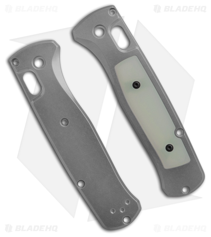 Flytanium Modulator Inlay for Benchmade Bugout - Natural Jade G-10