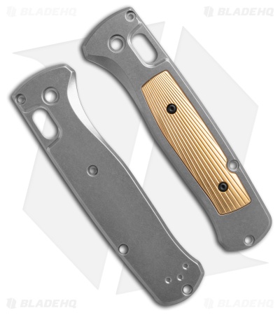 Flytanium Modulator Inlay for Benchmade Bugout - Stonewash Brass