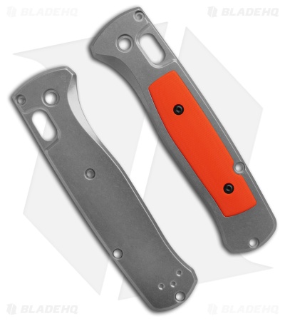 Flytanium Modulator Inlay for Benchmade Bugout - Molten Orange G-10