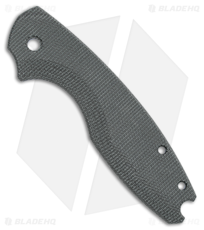 Flytanium Pilar III Black Canvas Micarta Scales