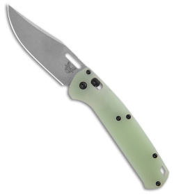 Flytanium Natural Jade G-10 Scales + Benchmade Taggedout