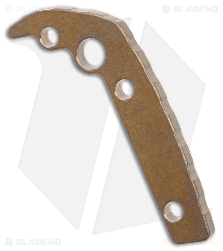 Flytanium Custom Titanium Back Spacer for Demko AD20.5 Knife (Bronze) 