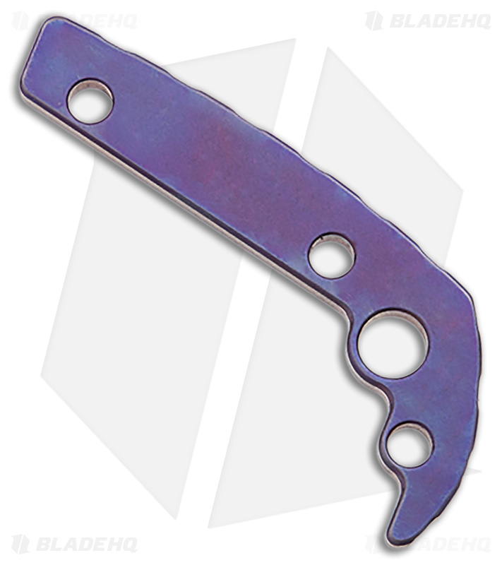 Flytanium Custom Titanium Back Spacer for Demko AD20.5 Knife (Purple)