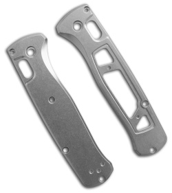 Flytanium Titanium Modulator Scales for Benchmade Bugout Knife - Stonewash