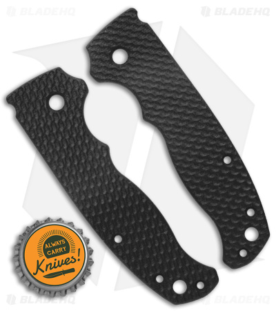 Flytanium Custom Wavelength Black G-10 Scales for Demko AD 20.5 Knife 