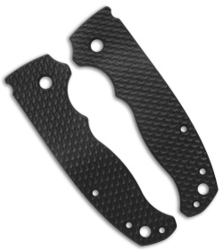 Flytanium Custom Wavelength Black G-10 Scales for Demko AD 20.5 Knife