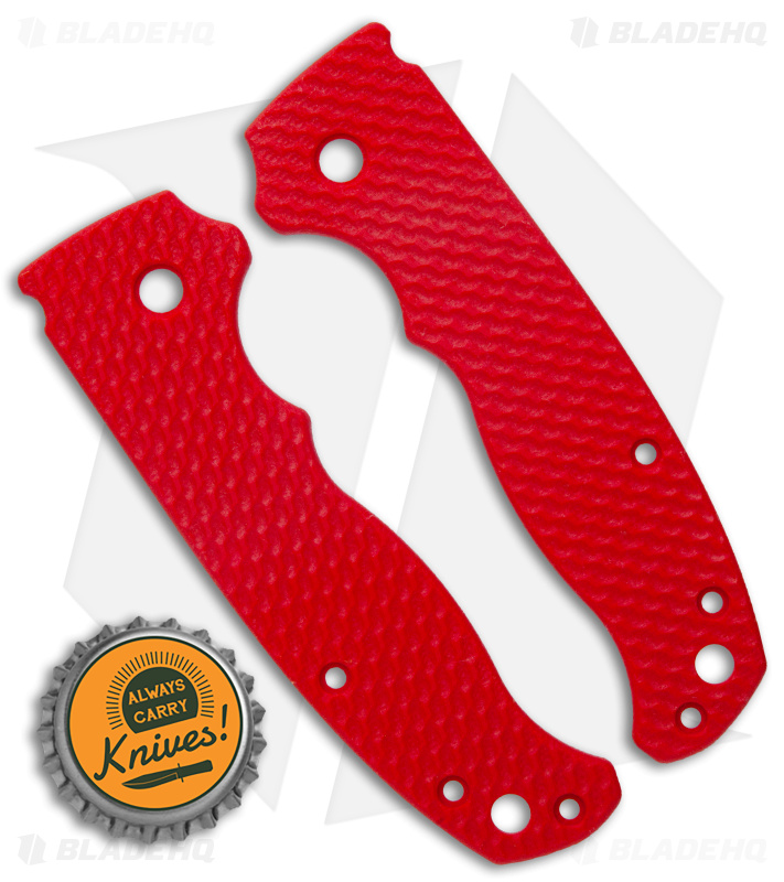 Flytanium Custom Wavelength Red G-10 Scales for Demko AD 20.5 Knife 
