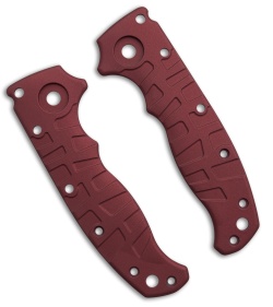 Lex Custom Demko AD20.5 Cranberry Frost Titanium Scales