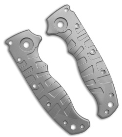 Lex Custom Demko AD20.5 Glass Blasted Titanium Scales