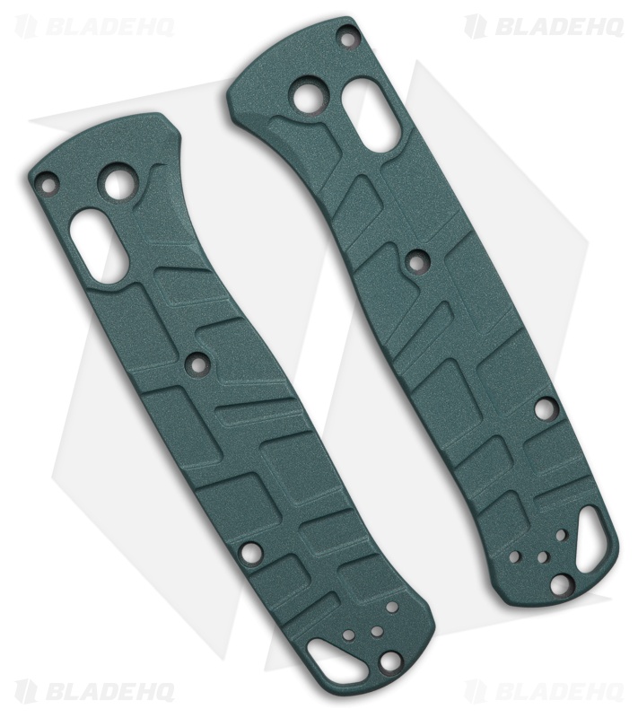 Lex Custom International Benchmade Bugout 535 Titanium Turtle Scales - Blue Ti