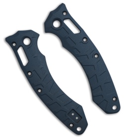 Lex Custom International Microtech Amphibian Blue Titanium Scales