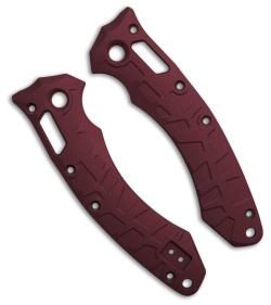 Lex Custom International Microtech Amphibian Cranberry Frost Scales
