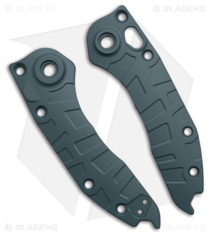 Lex Custom International Microtech Auto Stitch Scales - Battle Ship Blue*DISC*