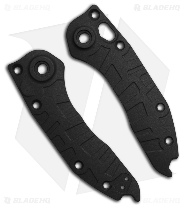 Lex Custom International Microtech Auto Stitch Scales - Cobalt Black