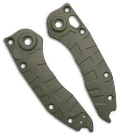 Lex Custom International Microtech Auto Stitch Scales - Foliage Green