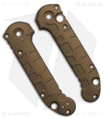 Lex Custom Microtech LUDT Gen 3 Titanium Scales - Burnt Bronze