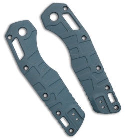 Lex Custom Microtech MSI V3 Ambi Clip Mount Scales - Blue Titanium