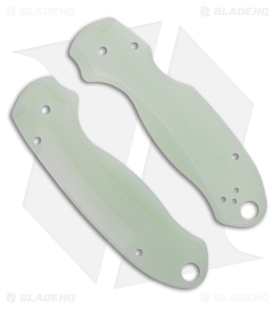 Flytanium Lotus G-10 Scales for Spyderco Para 3 Knife - Jade G-10