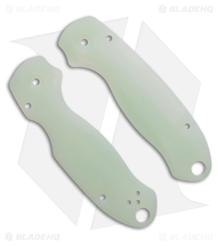 Flytanium Lotus G-10 Scales for Spyderco Para 3 Knife - Jade G-10