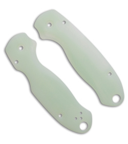 Flytanium Lotus G-10 Scales for Spyderco Para 3 Knife - Jade G-10