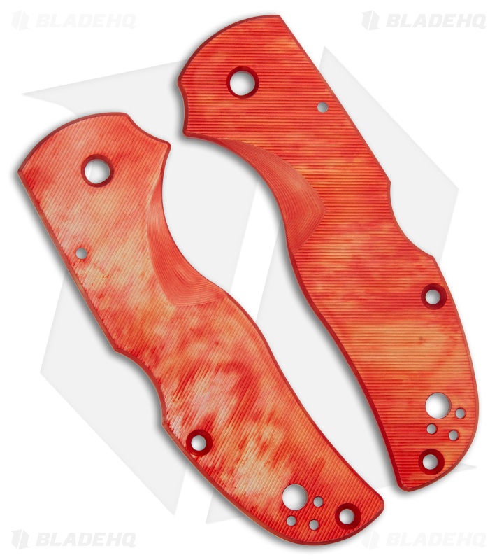 Ripp's Garage Tech Spyderco Native 5 Anodized Angle Parallel Aluminum Scales