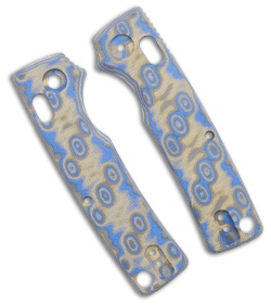 Vosteed Porcupine ModSwap Handle Scales - Blue Ocean Micarta