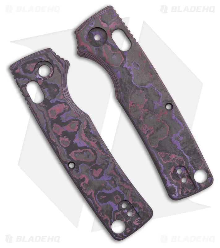 Vosteed Porcupine ModSwap Handle Scales - Purple Haze Fatcarbon