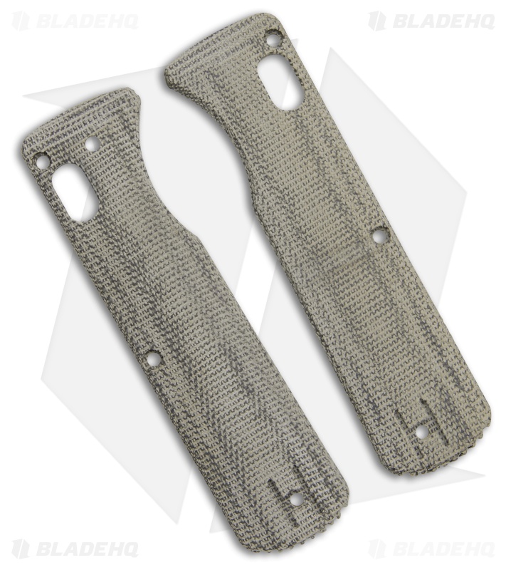 Vosteed Vombat Scales - Green Norplex UltreX Micarta W0103