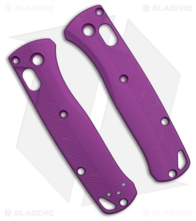 Flytanium Custom Loop Scales for Benchmade Mini Bugout - Nebula Purple