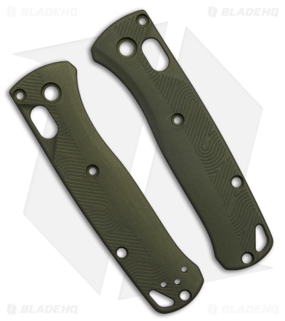 Flytanium Custom Loop Scales for Benchmade Mini Bugout - Olive Drab