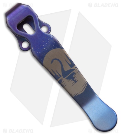 Lynch Northwest Benchmade Standard Titanium Pocket Clip - Nessie
