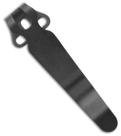 Flytanium Short 1.75" Universal Titanium Pocket Clip - Black