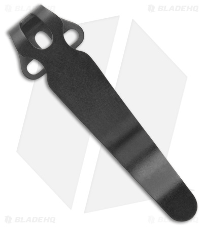 Flytanium Short 1.75" Universal Titanium Pocket Clip - Black