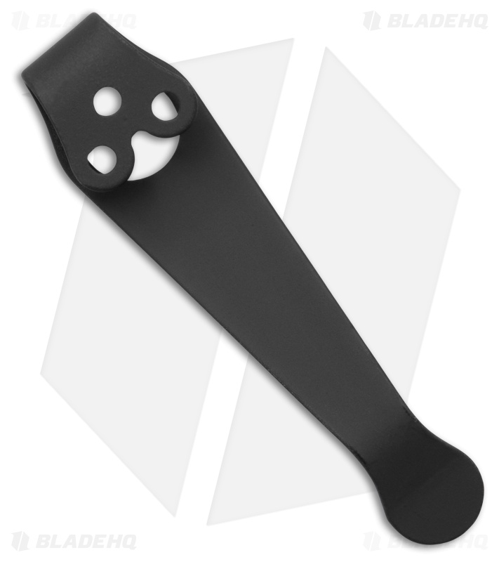 Lynch Northwest Standard Titanium Spyderco Pocket Clip - Checkerboard 