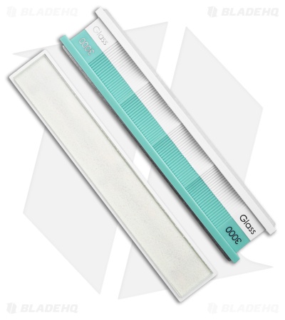 Wicked Edge Knife Sharpener Diamond Stones 3000 Grit/Glass Platens 2P - WE3000GL