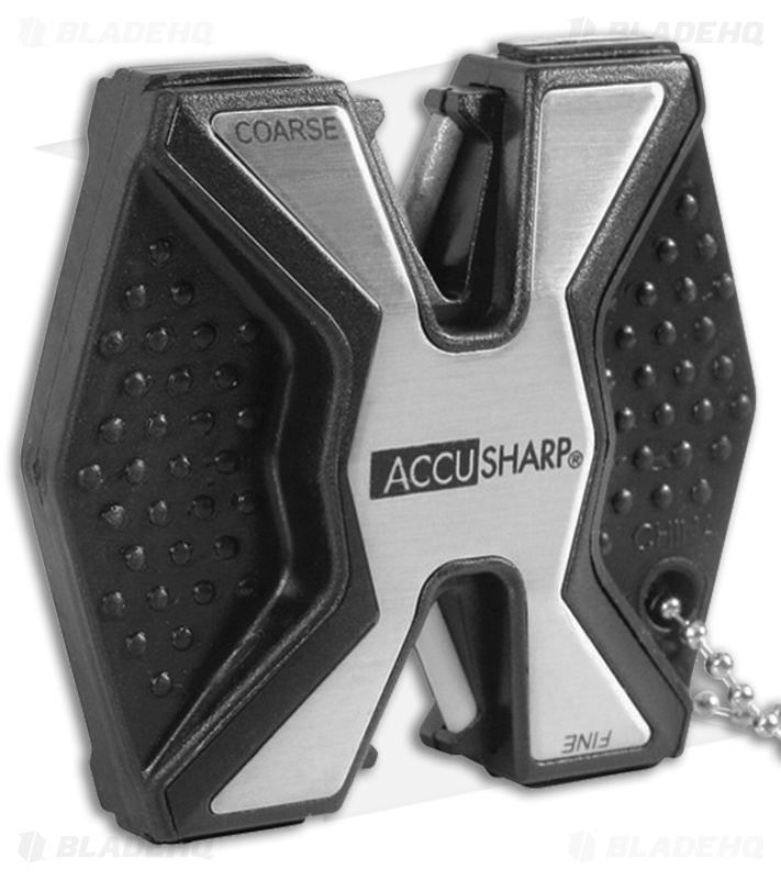 AccuSharp Diamond 2-Step Knife Sharpener Gray (Coarse & Fine) 