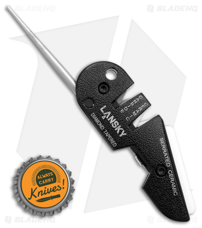 Lansky Diamond Sharp Quad Knife Sharpener Green - Blade HQ